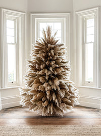 Pampas Grass Christmas Tree