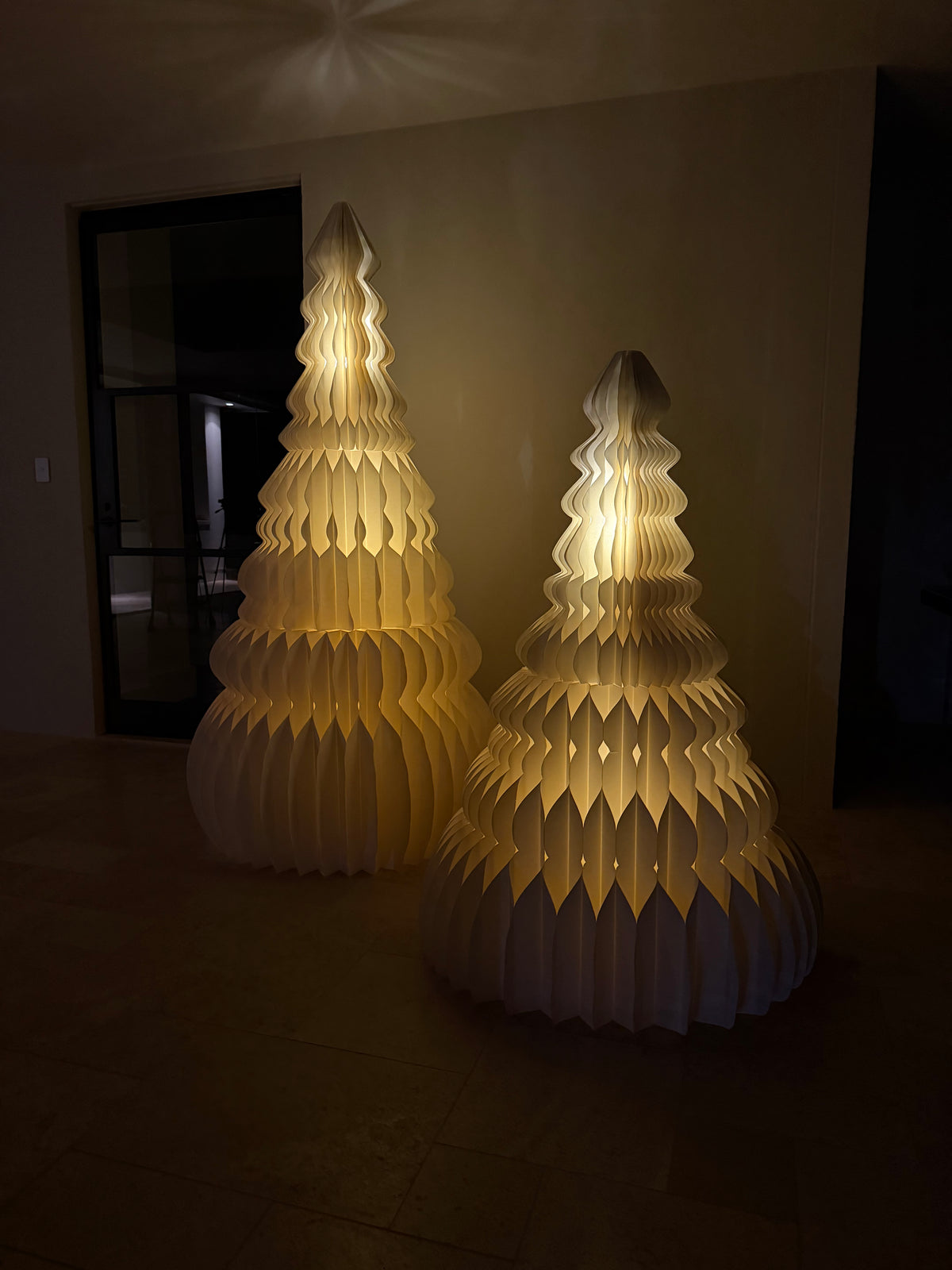 Illuminated Honeycomb Tree