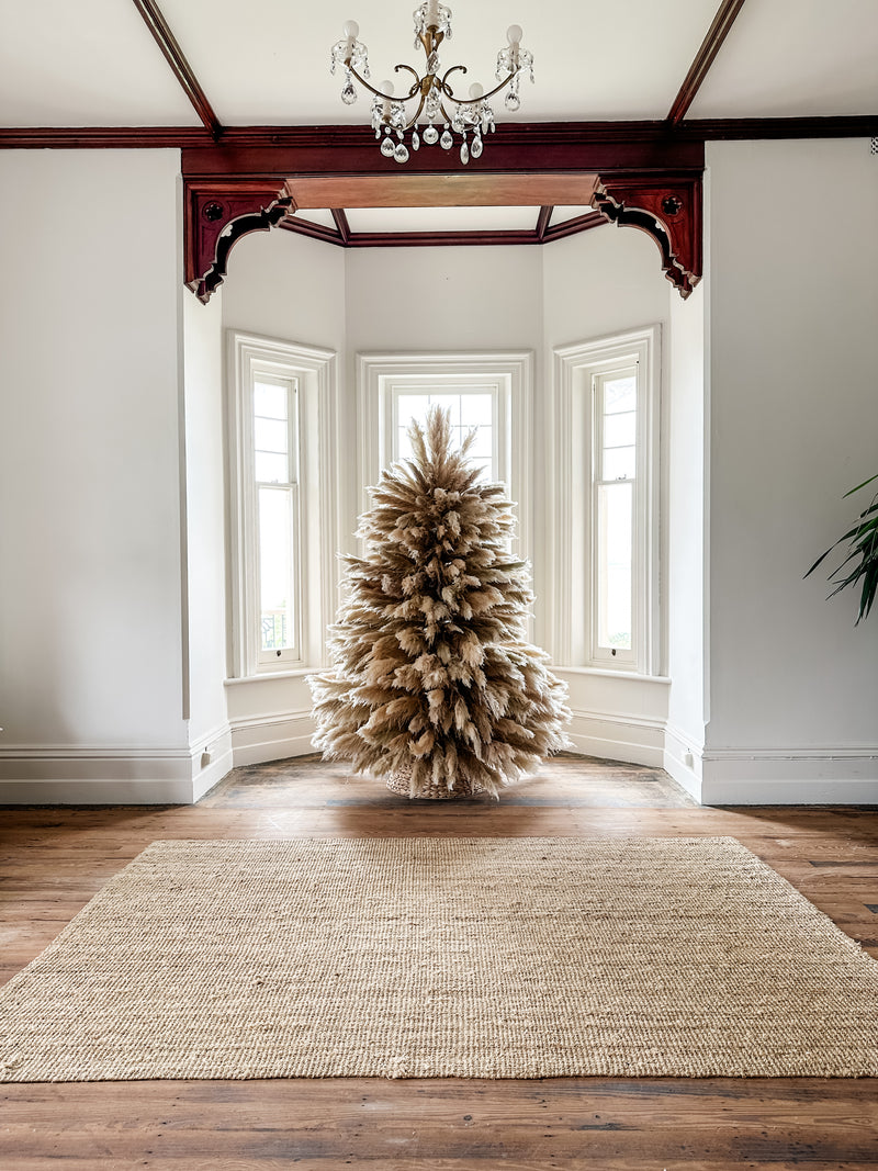 Pampas Grass Christmas Tree