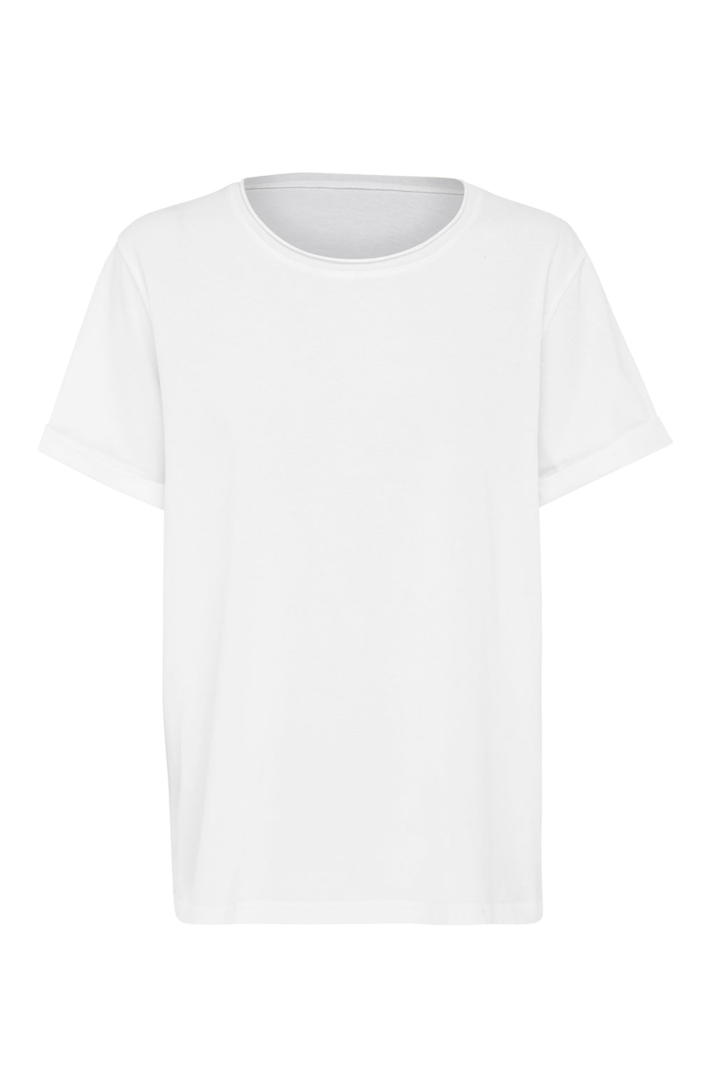 Simple monogrammed white T Shirt